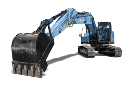 PELLE électrique SUR CHENILLES SANY sy215e